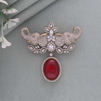 Designer Elephant Brooch - ESKU30250700
