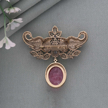 Designer Elephant Brooch - ESKU30250700
