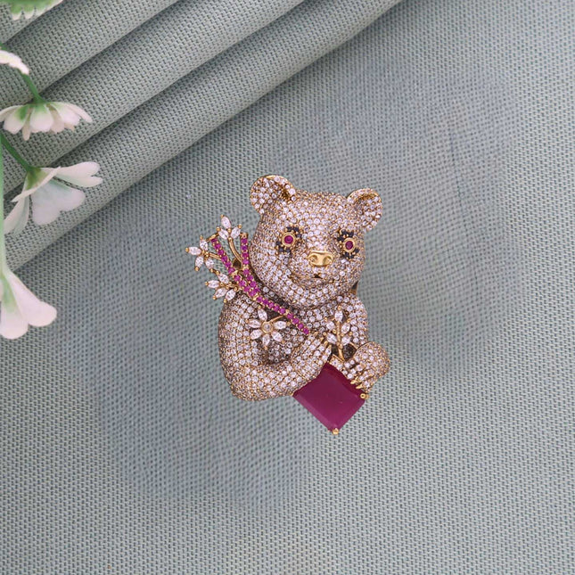 Teddy Bear Brooch - ESKU30250702