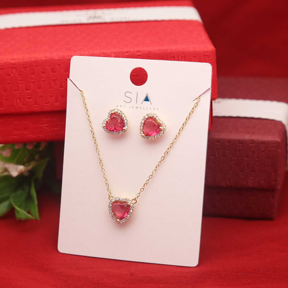Heart Pendant Set - ESKU30250710