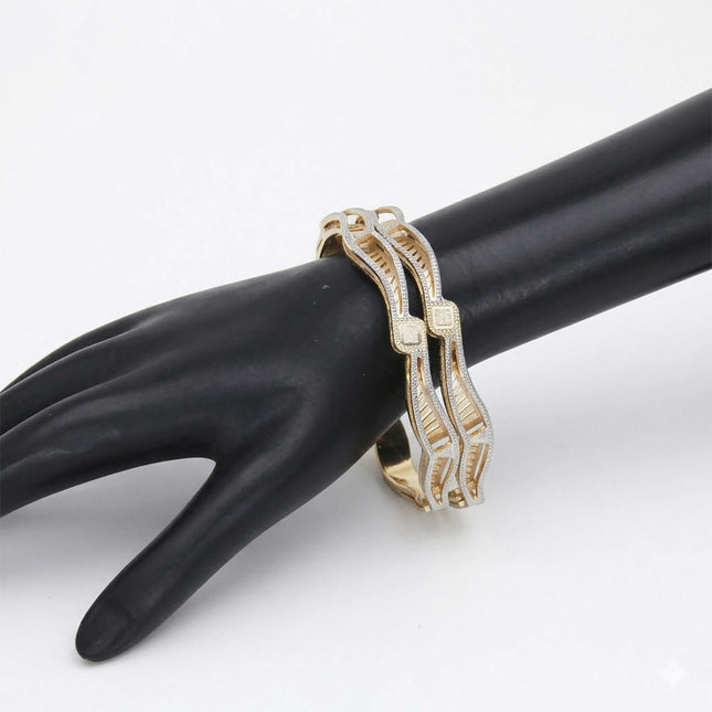 CNC Gold Bangles - ESKU30250755