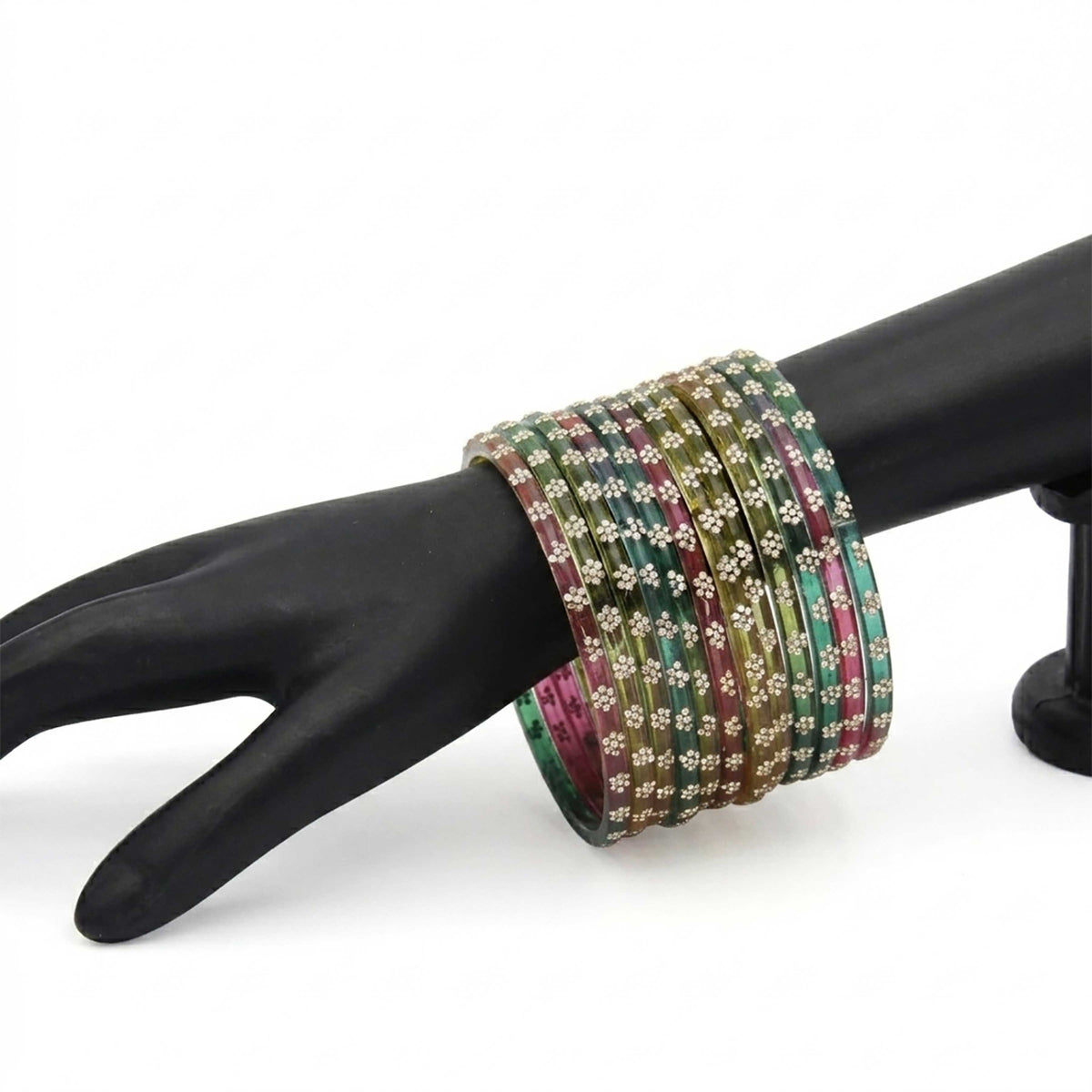 Pure Glass Bangles Set - ESKU30250774
