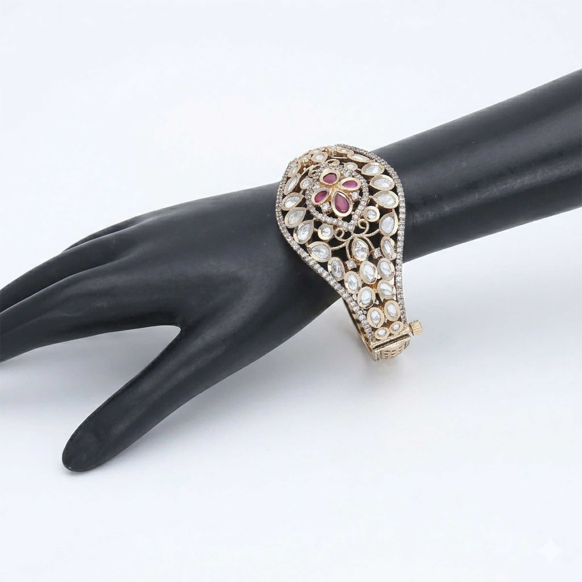 Kundan Polki Kada Bracelet - ESKU30250782