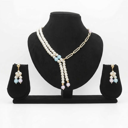 Pearl Crystal Mala Set - ESKU30250796