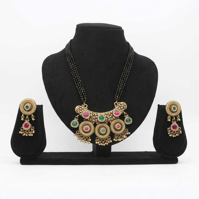Kundan Long Mangalsutra Set - ESKU30250808