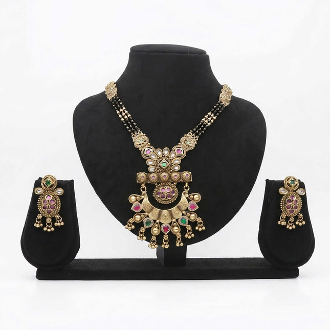 Rajwadi Style Mangalsutra Set - ESKU30250809