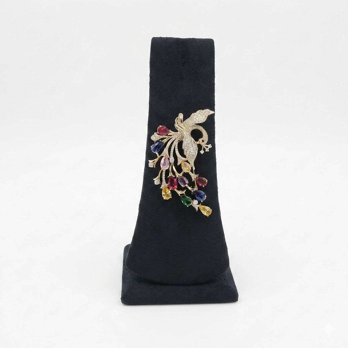 Peacock Shaped Brooch - ESKU30250820