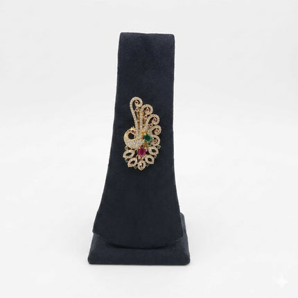 Beautiful Peacock Design Brooch - ESKU30250822