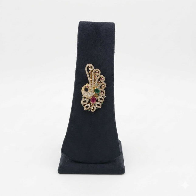 Beautiful Peacock Design Brooch - ESKU30250822