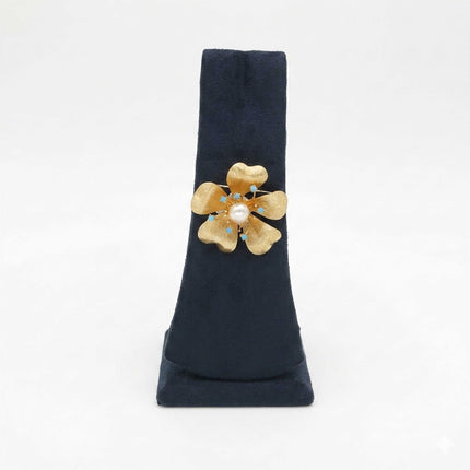 Flower Pearl Brooch - ESKU30250825