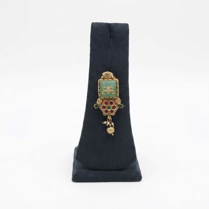 Pearl Drop Saree Brooch - ESKU30250829