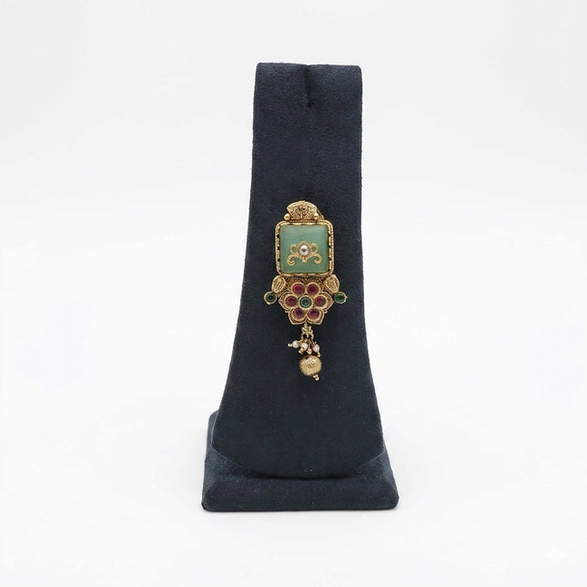 Pearl Drop Saree Brooch - ESKU30250829