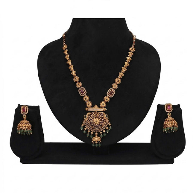 Ethnic Antique Jewellery Set - ESKU30250845
