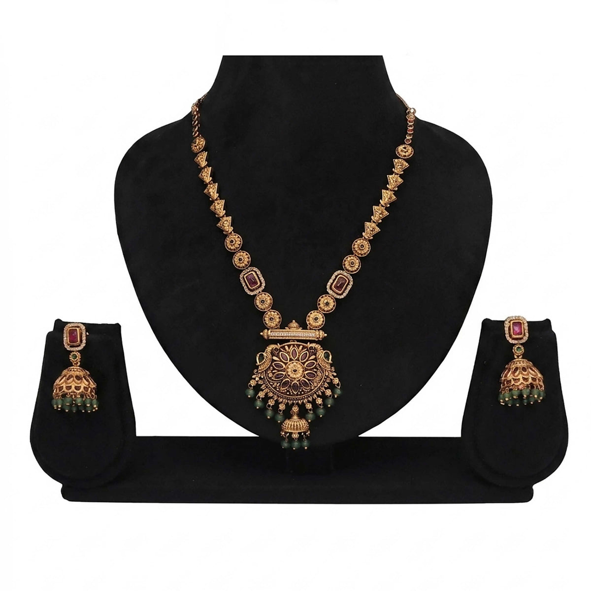 Ethnic Antique Jewellery Set - ESKU30250845