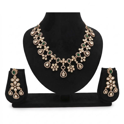 Elegant Kundan Necklace Set - ESKU30250846