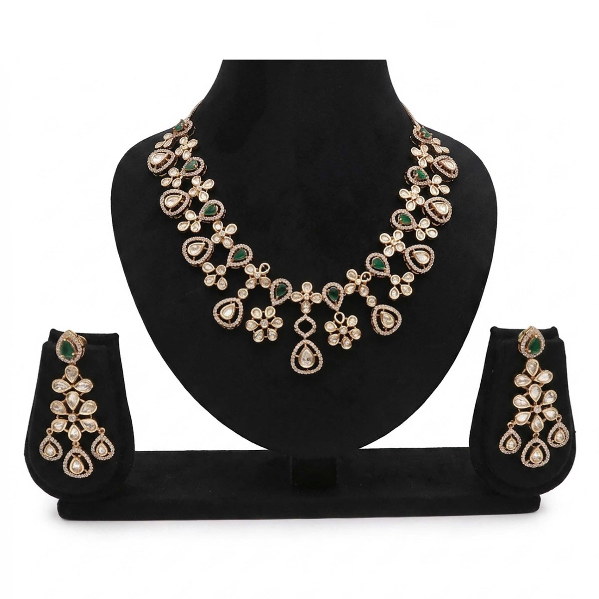 Elegant Kundan Necklace Set - ESKU30250846