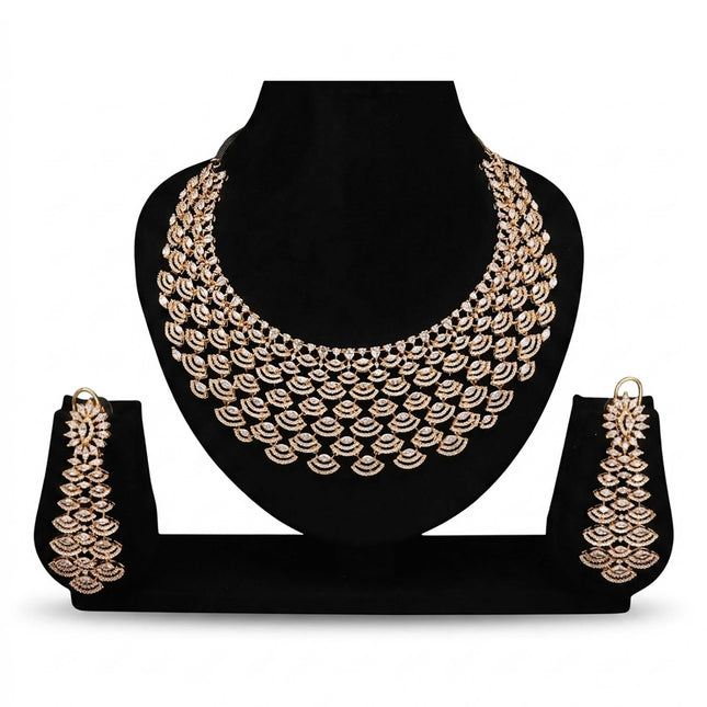 CZ Necklace Set - ESKU30250849