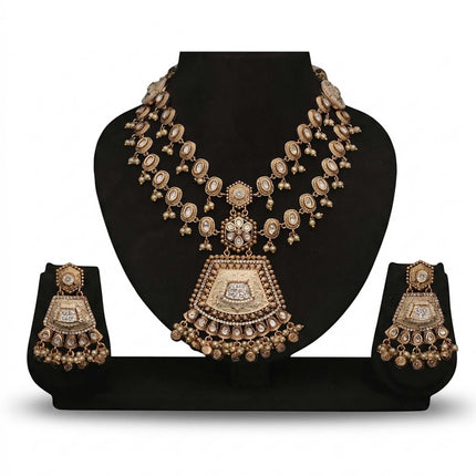 Meenakari Bridal Necklace Set - ESKU30250857