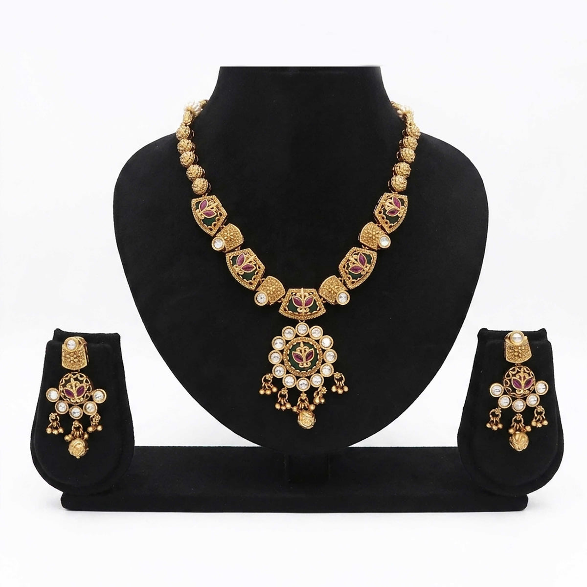 Rajwadi Necklace Set - ESKU30250859