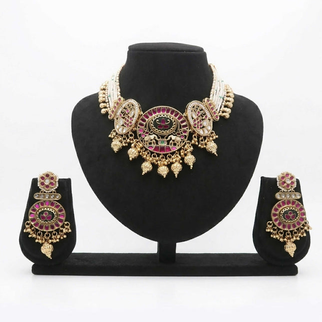 Pearl Heritage Chokar Set - ESKU30250868