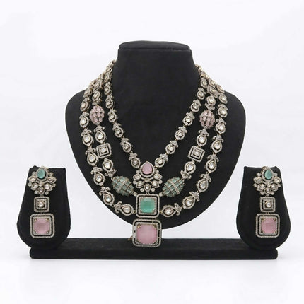 Multi Layered Long Necklace set - ESKU30250876