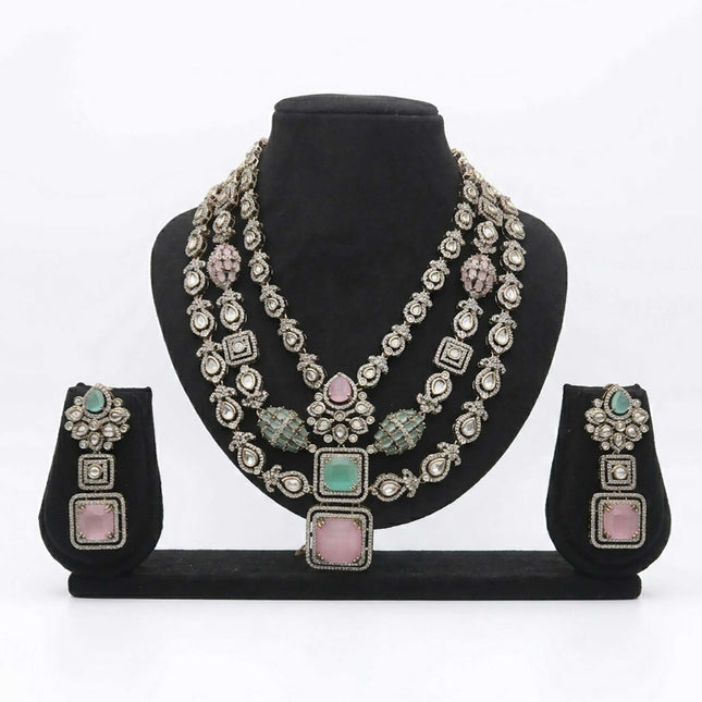 Multi Layered Long Necklace set - ESKU30250876