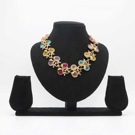 Stylish Crystal Necklace - ESKU30250881
