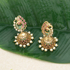 Peacock Jhumka Earring - ESKU30250891