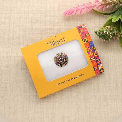 Colorful Designer Round Bindi - ESKU30250923