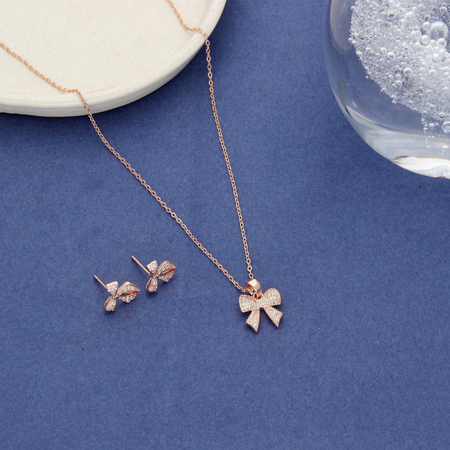 Bow Shape Pendant Set - ESKU30250930