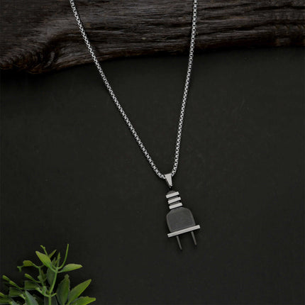 Stainless Chain With Plug Pendant - ESKU30250937