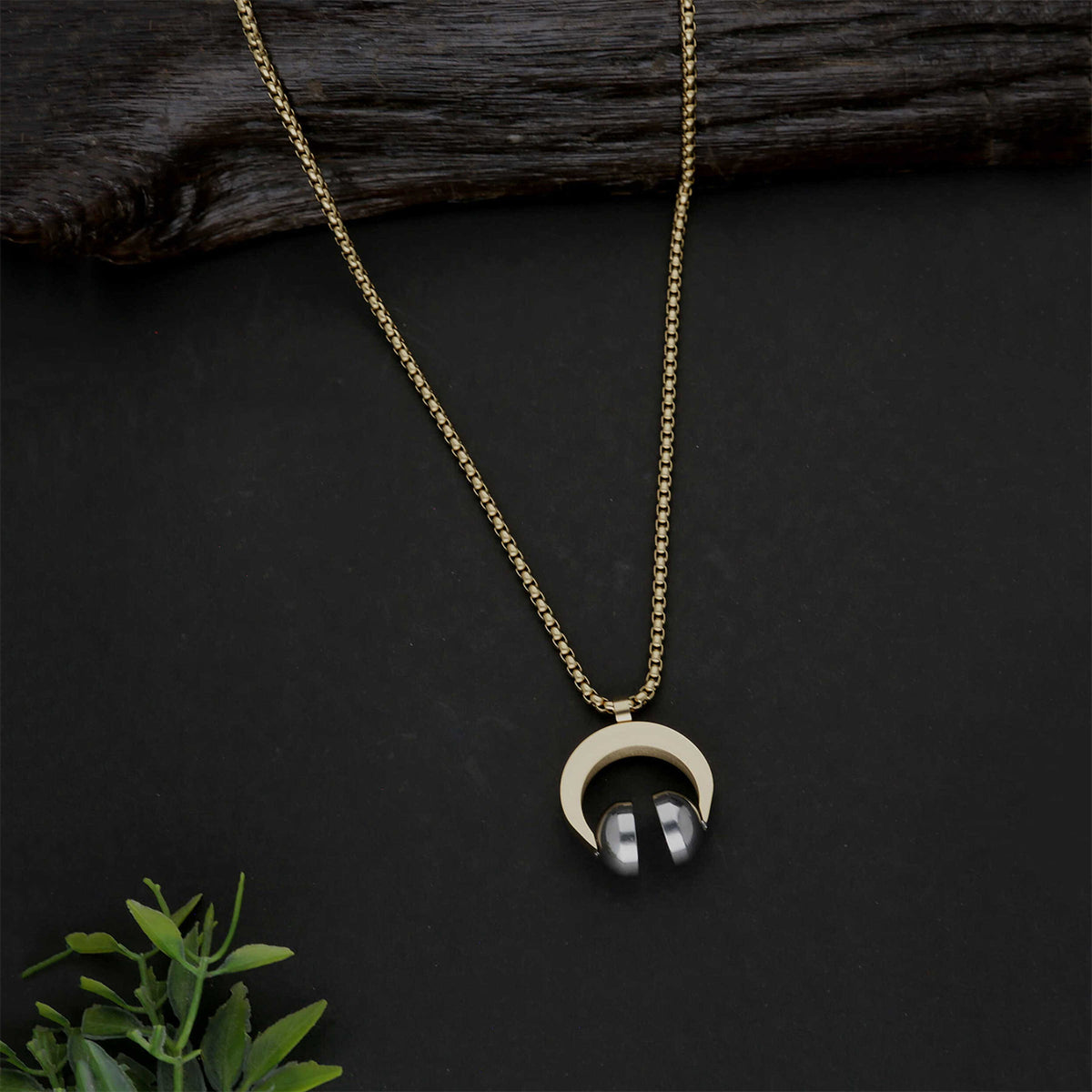 Headphone Musical Chain Pendant - ESKU30250939
