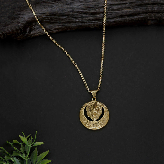 Lion Pendant Necklace - ESKU30250940