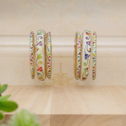 Rajasthani Meenakari Bangles - ESKU30251017