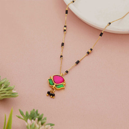 Elegant Fancy Lotus Mangalsutra - ESKU30251027