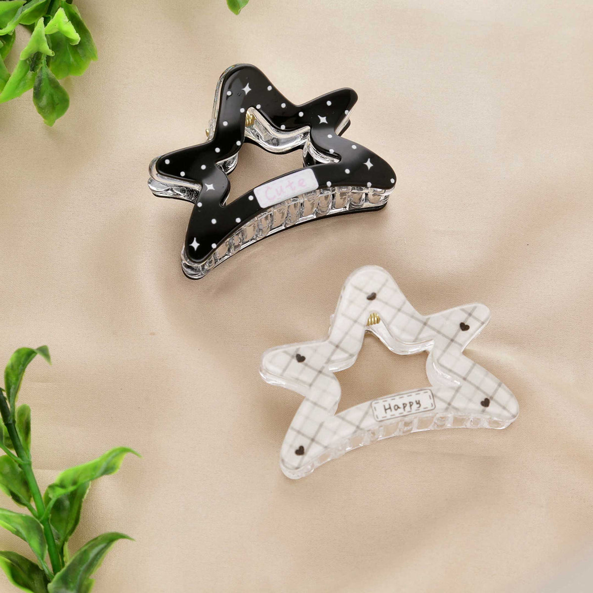 Star Shaped Hair Claw Clips - ESKU30251053