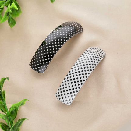 Polka Dot Pattern Hair Clips - ESKU30251055
