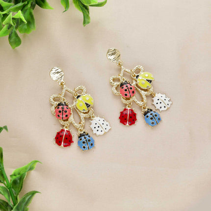 Lucky Little Ladybugs Earrings - ESKU30251061