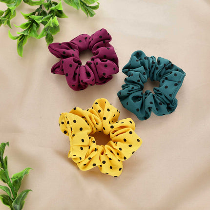 Stylish Polka Dot Hair Scrunchies - ESKU30251073