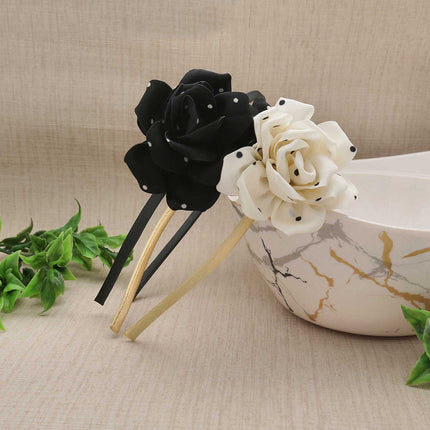 Rose Floral Hair Band - ESKU30251086