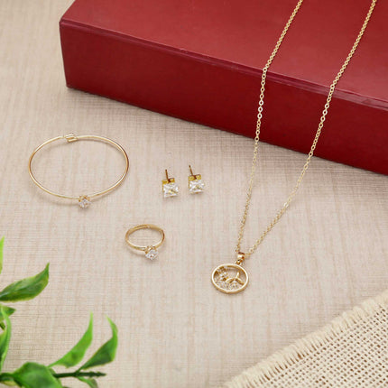 Luxury Gold Jewelry Set - ESKU30251088