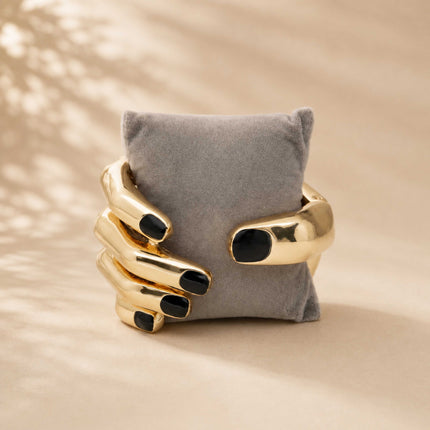 Stainless Steel Open Cuff Kada - ESKU30251107