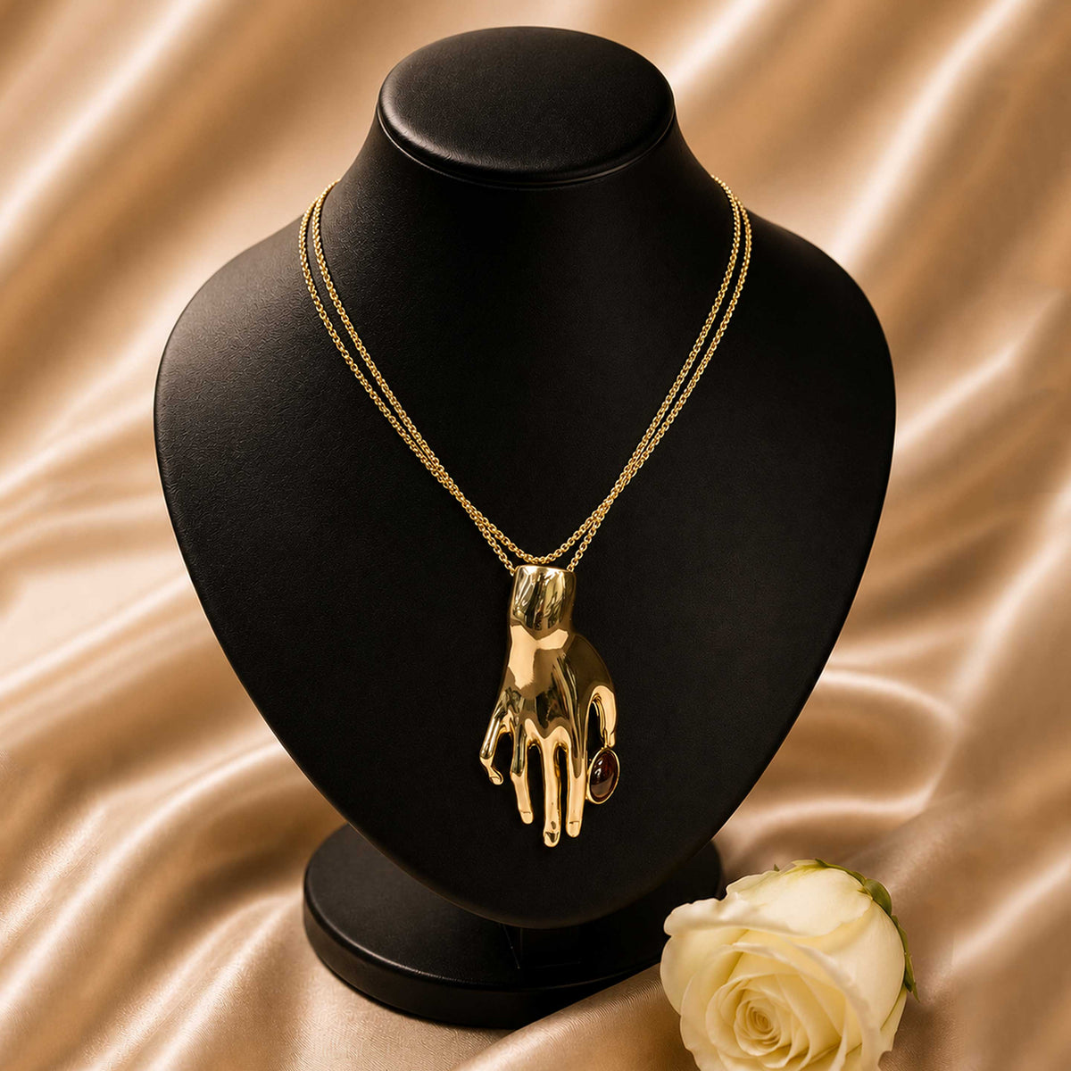 Hand Head Design Necklace - ESKU30251113