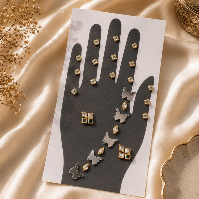 Beautiful Kundan Mehndi Design - ESKU30251120