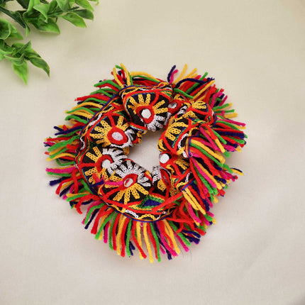 Navratri Mirror-Work Scrunchies - ESKU30251125