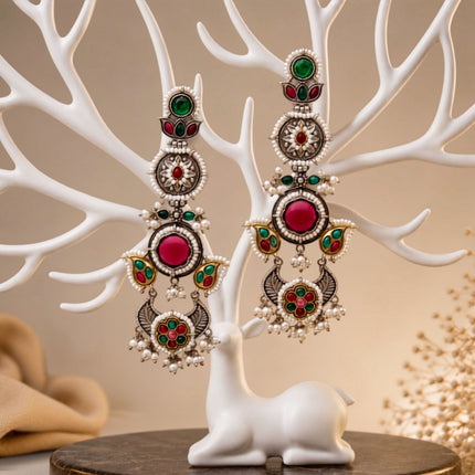 Navratri Jewellery Long Earring - ESKU30251148