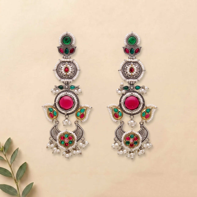 Navratri Jewellery Long Earring - ESKU30251148