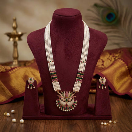 Pearl Rani Haar Necklace Set - ESKU30251162