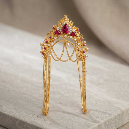 Maharashtrian Gold-Plated Bajuband - ESKU30251167