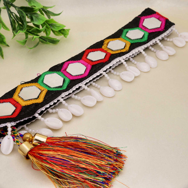 Mirror-Work and Shell Waist Belt - ESKU30251171